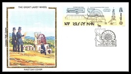 1983 UK ISLE OF MAN Colorano FDC Cover- The Great Laxey Wheel, Douglas #2 L1 - £2.32 GBP