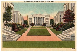 Harvard Medical School Boston Massachusetts Postcard Posted 1946 - £9.30 GBP