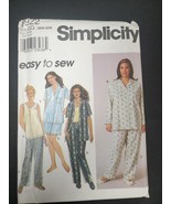 Simplicity Womens Pajamas Sizes 26W-32W Uncut Sewing Pattern 8922 - $91.88 MXN