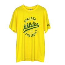 Oakland A&#39;s Athletics size XL Short Sleeved Crew Neck T Shirt 2015 Chevrolet NEW - £15.85 GBP