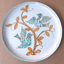 Handmade &amp; Hand-painted &quot;Love Birds&quot; Collectible Ceramic Plates 729 - Ma... - $24.99