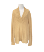 J.Crew Womens Pullover Sweater Brown Long Sleeve Shawl Collar Oversize K... - $565.19 MXN