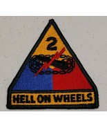 2ND ARMORED DIVISION HELL ON WHEELS US ARMY EMBROIDERED PATCH New - £3.13 GBP
