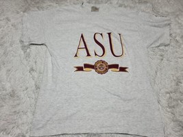 Arizona State L Shirt Puffy ASU 90&#39;s Sun Devils University Single-Stitch VTG - £14.47 GBP