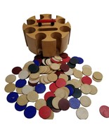 Vintage Art Deco Poker Caddy Bakelite Handle Revolving Carousel Ceramic ... - £17.64 GBP