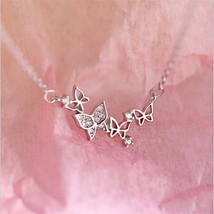 New Creative Hollow Exquisite Butterfly Romantic Flying 925 Sterling Silver Jewe - £9.42 GBP