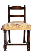 18th 19th Century Single Slat Back Side Chair with Padded Seat and H Stretcher - £6,793.26 GBP
