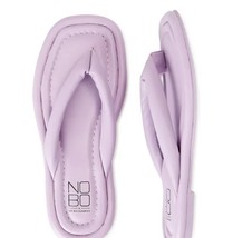 No Boundaries Women’s Puffy Flip Flops, Lavender Size 9 - £14.20 GBP