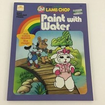 Shari Lewis Lamb Chop &amp; Friends Paint With Water Activity Book Vintage 1... - $21.73