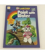 Shari Lewis Lamb Chop &amp; Friends Paint With Water Activity Book Vintage 1... - £17.09 GBP