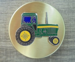 &quot;JOHN DEERE FARM TRACTOR&quot; snuff can lid-NEW/UNUSED - £15.05 GBP