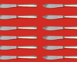 Camellia by Gorham Sterling Silver Fish Knife Custom Set 12 pcs 8 1/4&quot; - £649.40 GBP