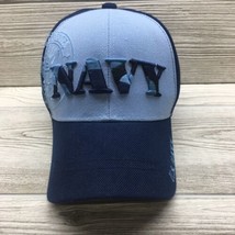U.S. Navy Cap Hat Baseball Blue Santo Cap Zipback - £6.88 GBP