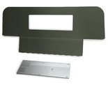 Basic Rear &quot;Iron&quot; Curtain For Soft or Hard Top- fits Humvee 4-Man, Green - $995.00