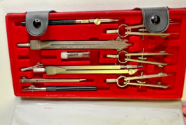 Lutz West Germany Drafting instrument Set #1 6675-00-926-4360 &quot;Us Gov. P... - $37.62