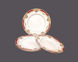 Four John Maddock Royal bread, dessert plates made in England. Flaws. - $66.00