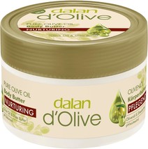 Dalan d Olive Olive Oil Body Butter Cream For Dry Skin 8.5 oz - £34.28 GBP