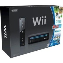 Nintendo Wii Console Black with Wii Sports and Wii Sports Resort - £175.91 GBP