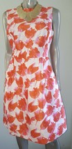 $5,000 S16 Oscar De La Renta Tulip Pink Orange Silk Mikado Runway Dress Us 12 - £1,017.29 GBP