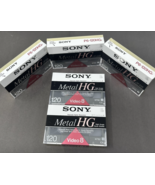 Sony Metal HG 120 8mm Video 8 Cassette Tape P6-120HG Lot Of 5 Tapes New ... - €20,74 EUR