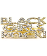 Black Girls Rock Ring New Iced Out 2 Finger Fit High Fashion Hip Hop Style! - £20.50 GBP