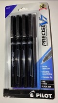 Pilot Precise V7 Rolling Ball Pen, Fine Point, 0.7mm, Black Ink, Pack of 4 - £5.85 GBP
