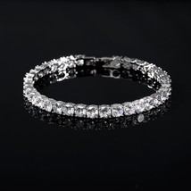 CZ Tennis Bracelet for Women Men Exquisite Fashion Charm Braclet Chain Hip Hop B - £15.90 GBP