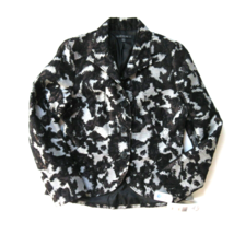 NWT Lafayette 148 Blazer in Back Multi Animal Leopard Jacquard Jacket 6 $498 - £47.95 GBP