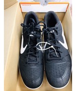 Nike Mens Alpha Huarache Varsity LW Size 14. Black /White-Oil Gray-Wolf ... - £101.23 GBP