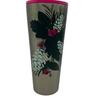 Starbucks Stainless Steel 2020 Holiday Holly Berry 24 oz. Tumbler RARE - $14.75