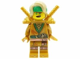 LEGO Lloyd Golden Ninja Legacy 71735 4002021 Ninjago Minifigure w/2 Swords C0361 - £7.41 GBP