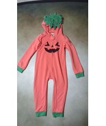 Tipsy Elves Cute Baby Orange Pumpkin Playsuit with Hood Costume 3 T - £11.07 GBP