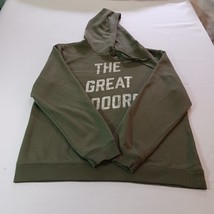 True Craft The Great Indoors Men&#39;s Olive Green Drawstring Hoodie Sweatsh... - €11,26 EUR