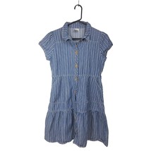 Wonder Nation Dress Girls XL 14/16 Juniors Button Down Dress Pockets Jumper - £12.74 GBP