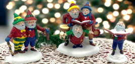 Dept 56 North Pole Series Sing A Song For Santa 3pc Accessory Xmas Village Elves - $22.72