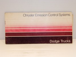 Dodge Trucks Chrysler Emission Control Systems Manual 1972 - $35.99