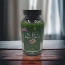 Irwin Naturals 10-Day Acai Berry Super-Cleanse 60 Liquid Softgels EXP 3/2025 - £9.95 GBP