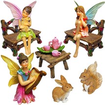 Fairy Garden - Miniature Figurines &amp; Accessories Starter Kit - Fairy Gar... - $51.99