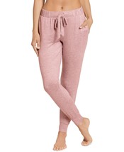 Jockey Luxe Lounge Ribbed Sleepwear Pants Size Large Color Pink - £25.02 GBP