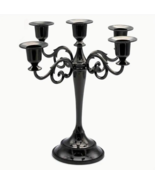 5-Candle Metal Candelabra Candlestick Holders 10.6 inch Tall Candle Holder - $399.92 MXN