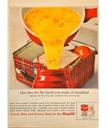 Campbells lunch box soup make at breakfast school lunch-1964 Vintage Pri... - $10.50