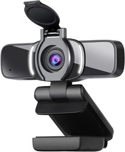 USB Web Camera 1080P HD Webcam with Microphone and Privacy Cover Plug an... - £29.60 GBP
