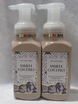 Bath &amp; Body Works Gentle &amp; Clean Foaming Hand Soap Set Lot Of 2 Vanilla Coconut - £18.79 GBP