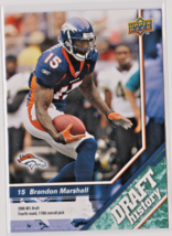 Brandon Marshall Broncos WR 2009 Upper Deck Draft Edition GREEN Card # 158 - $1.97