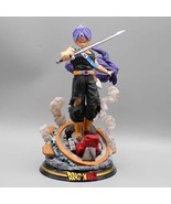 Dragon Ball Z Anime Figure future Trunks Figurine 25cm Pvc Statue Orname... - £59.43 GBP