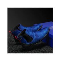 Men's TAYNO Chelsea Chukka Micro Suede Soft Comfortable Boot Victorian Blue Camo image 3