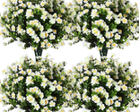 Artificial Silk Flowers Fake Camellia Plant UV Resistant 30 Bundles No F... - £37.78 GBP