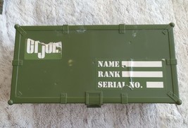 Vintage 1997 Hasbro Plastic GI Joe Green Foot Locker Ammo Storage Box - £18.93 GBP