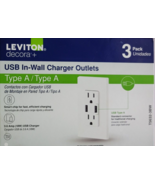 Leviton  15 Amp Decora Combination Tamper Resistant Duplex Outlet and US... - $97.55 CAD