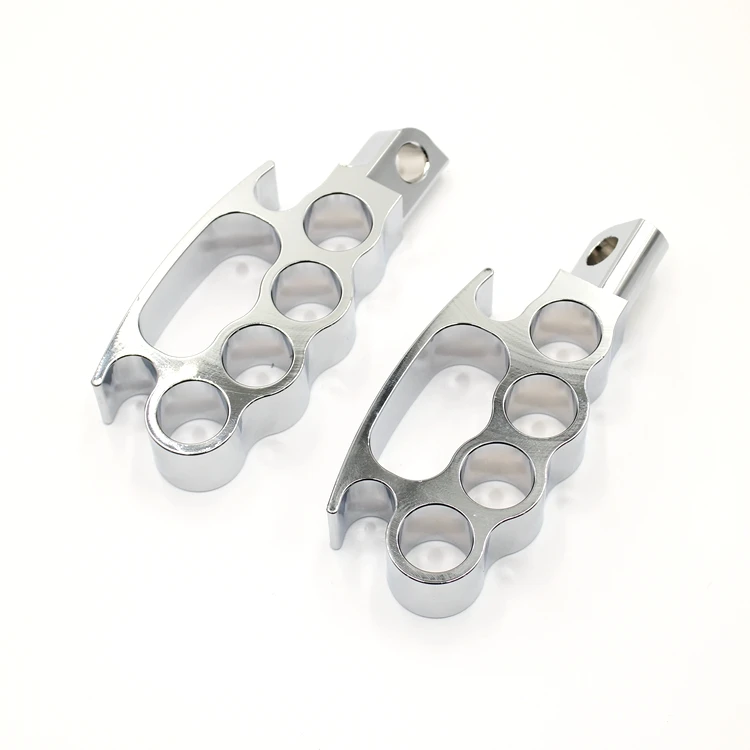 Pokhaomin Motorcycle Universal Custom Pedal Flying  Control Footrests Footpegs   - £414.58 GBP